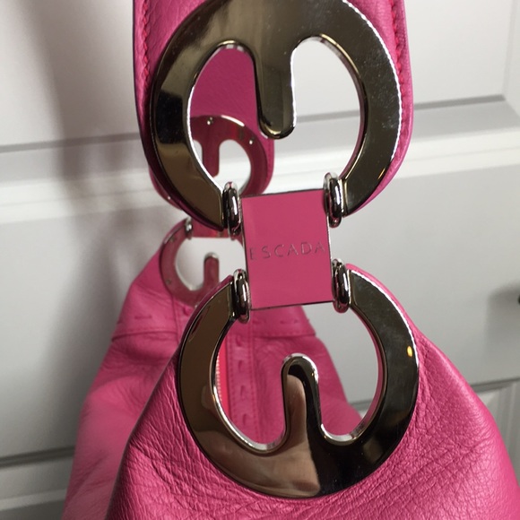 NWT Escada Hot Pink Eluna Hobo Shoulder Bag - Picture 4 of 8